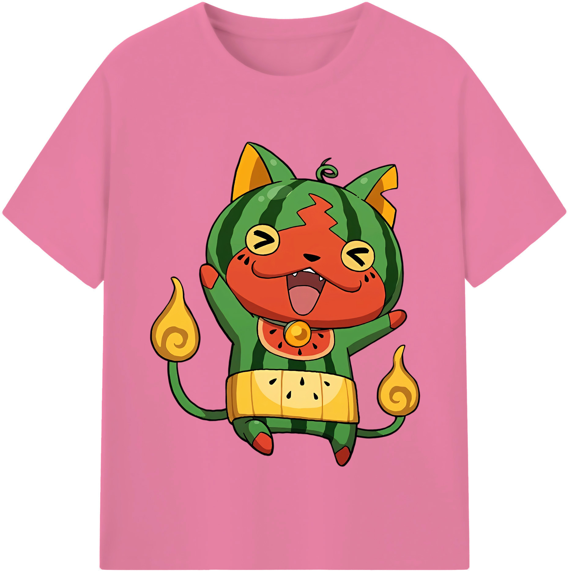 （画像用） 妖怪ウォッチ Yo-kai Watch 綿100％半袖Tシャツ（フロントプリント）